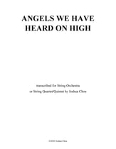 Angels We Have Heard on High Orchestra sheet music cover